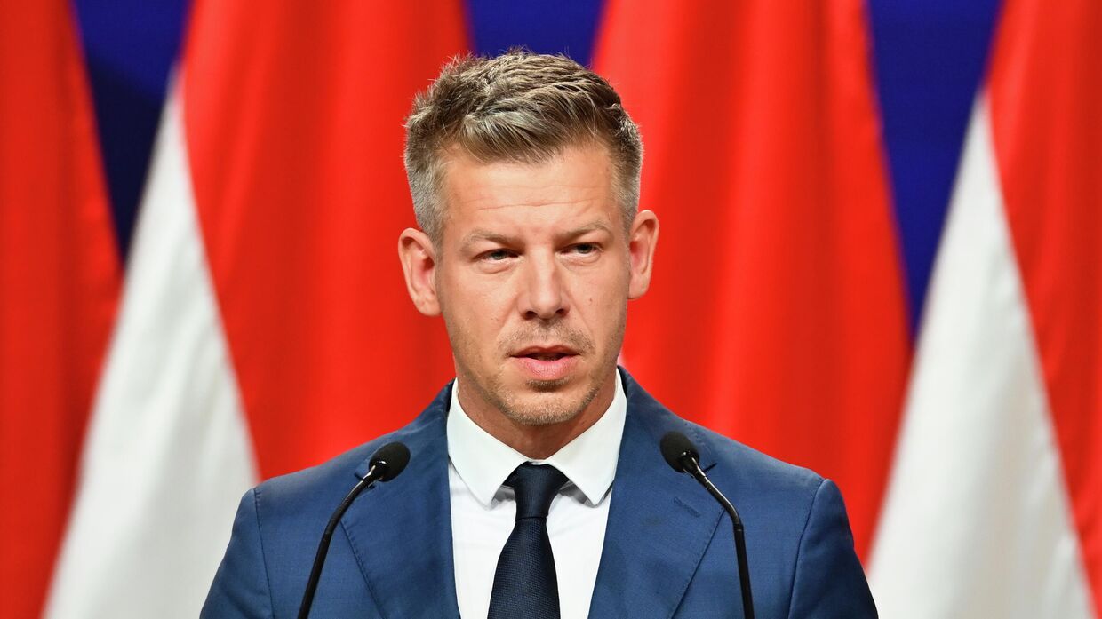 Лидер победившей на парламентских выборах в Венгрии оппозиционной партии Тиса Петер Мадьяр