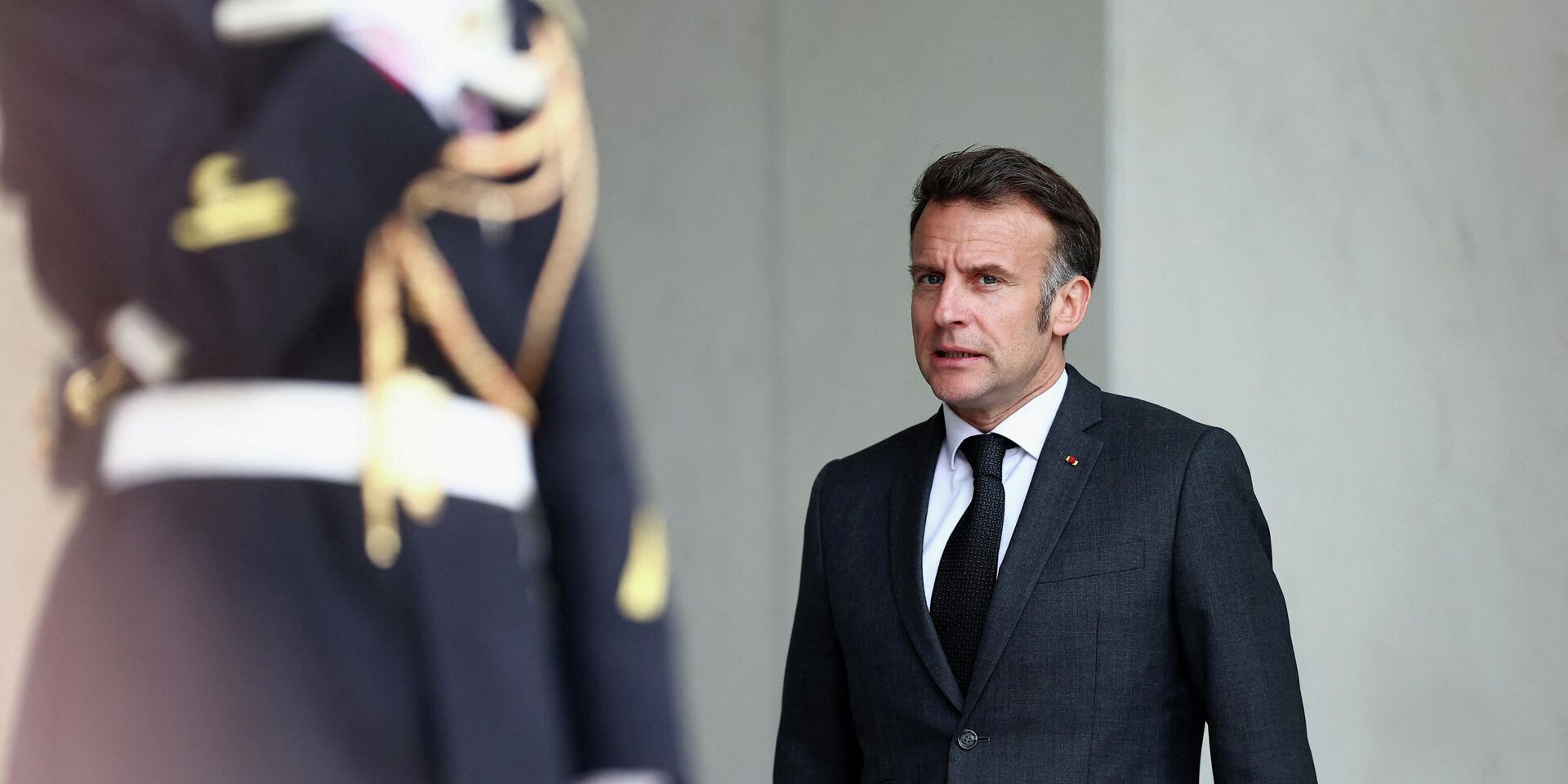 Президент Франции Эммануэль Макрон в Елисейском дворце в Париже - ИноСМИ, 1920, 15.04.2026