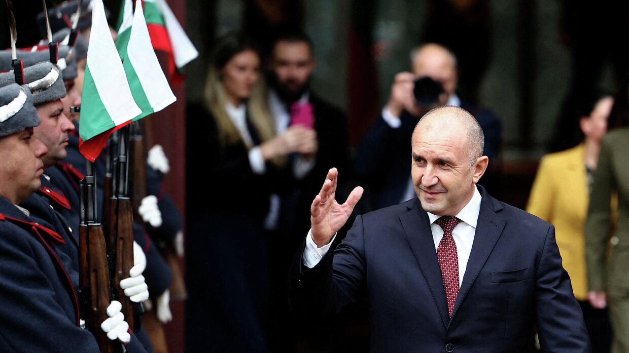 Лидер партии Прогрессивная Болгария и бывший президент Румен Радев