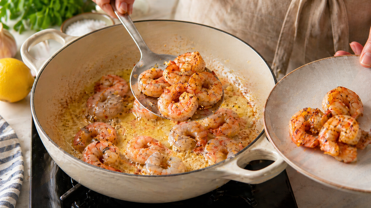 Креветки. Шаг 3