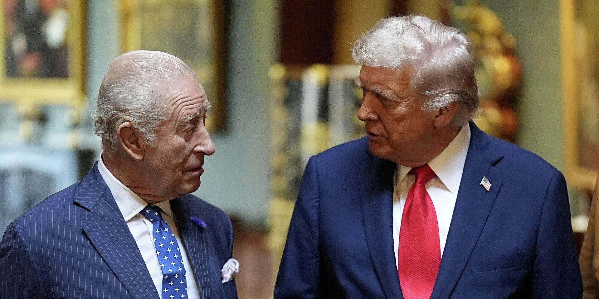 Король Великобритании Карл III и президент США Дональд Трамп - ИноСМИ, 1920, 27.04.2026