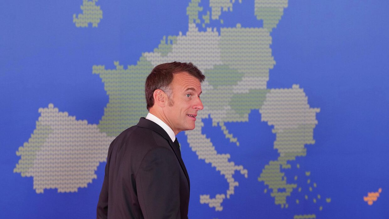 Президент Франции Эммануэль Макрон