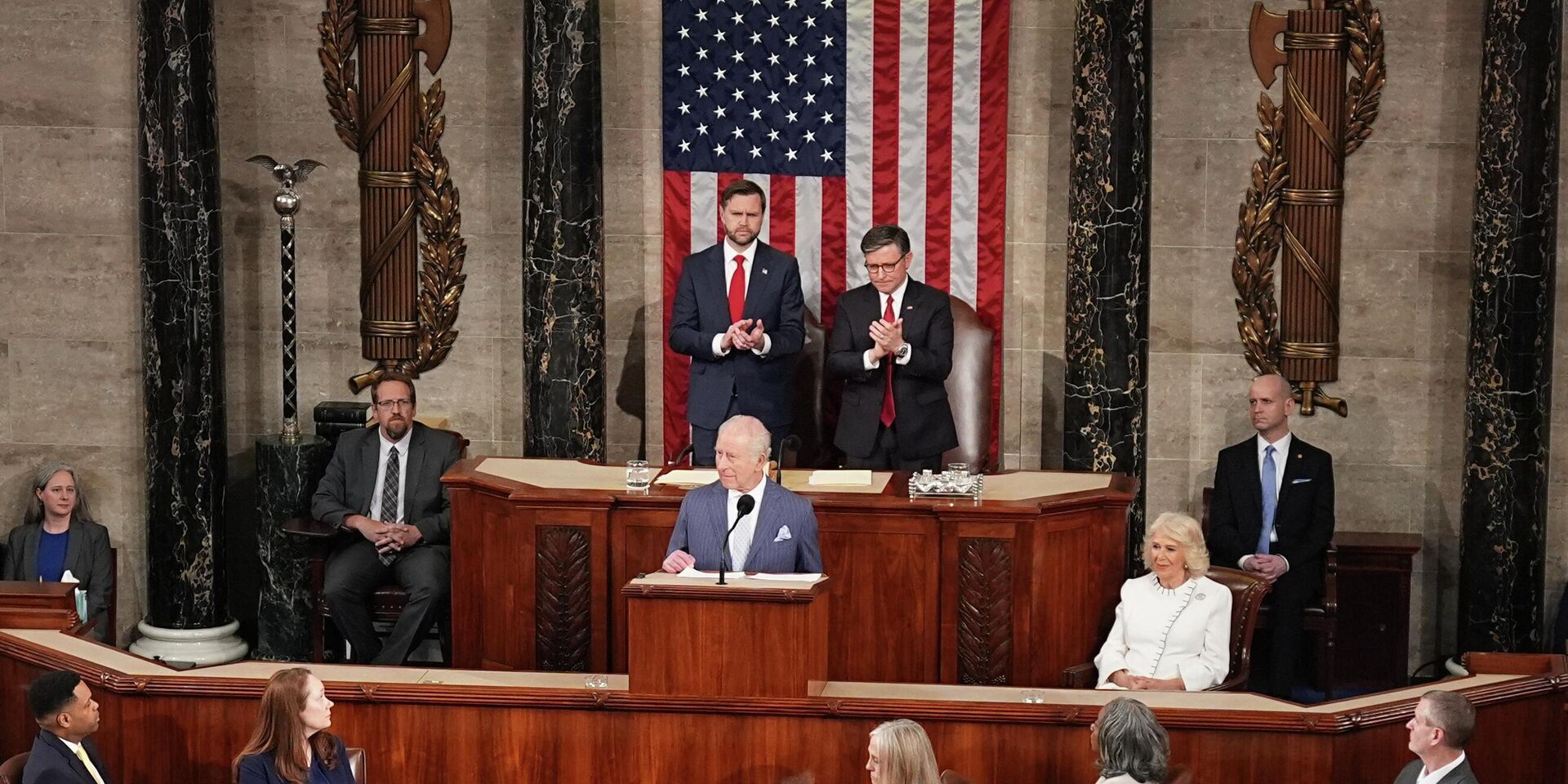 Король Великобритании Карл III выступает с речью в Конгрессе США - ИноСМИ, 1920, 29.04.2026