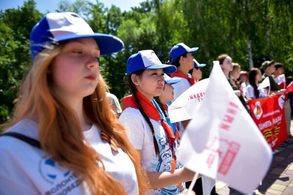 В Бишкеке прошла международная акция Огонь памяти