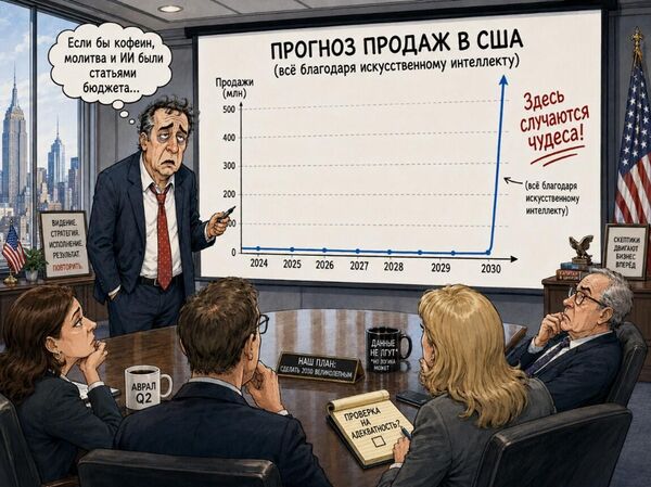 Карикатура Здесь начинаются чудеса