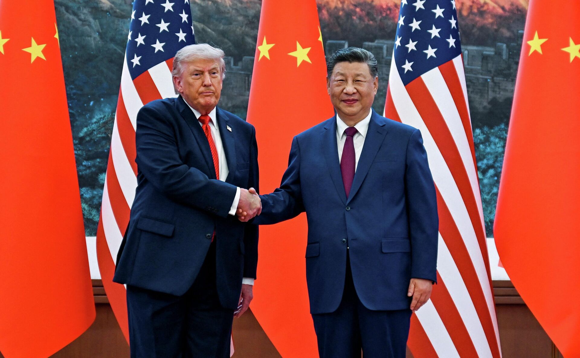 Президент США Дональд Трамп и председатель Китайской Народной Республики Си Цзиньпин в Пекине, Китай - ИноСМИ, 1920, 20.05.2026