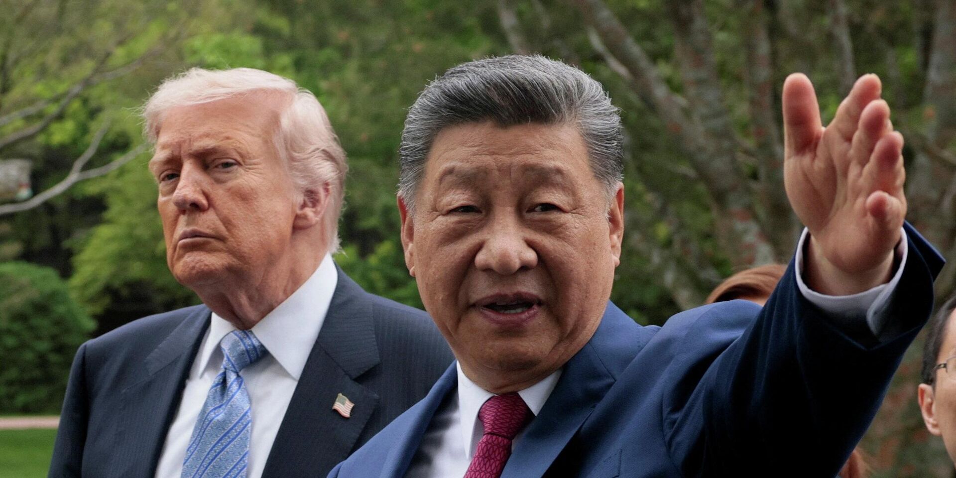 Президент США Дональд Трамп и председатель Китайской Народной Республики Си Цзиньпин в Пекине, Китай - ИноСМИ, 1920, 15.05.2026