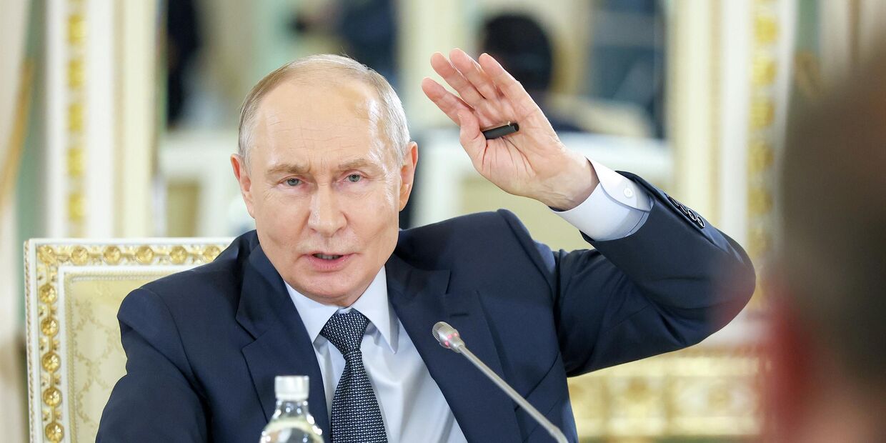 Встреча президента РФ Владимира Путина с руководителями международных информационных агентств