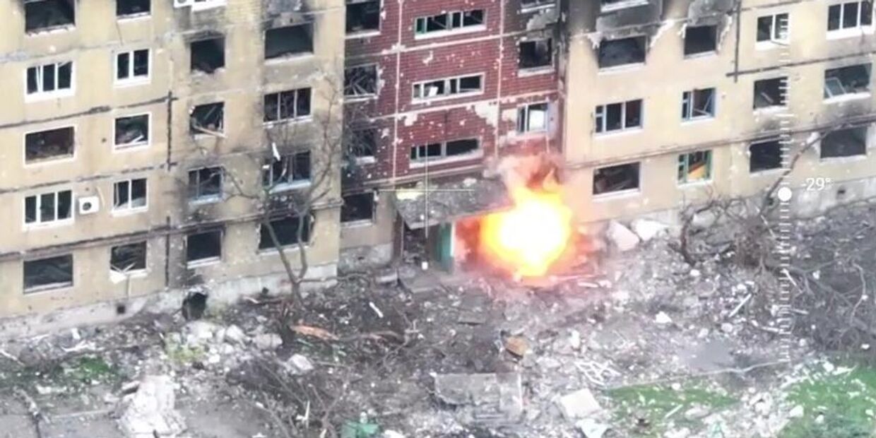 Российские войска взяли под контроль районы Константиновки
