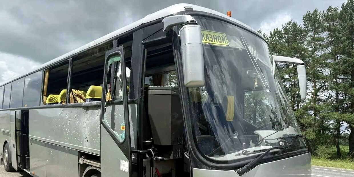 ВСУ атаковали в Брянской области автобус с детьми из Белоруссии