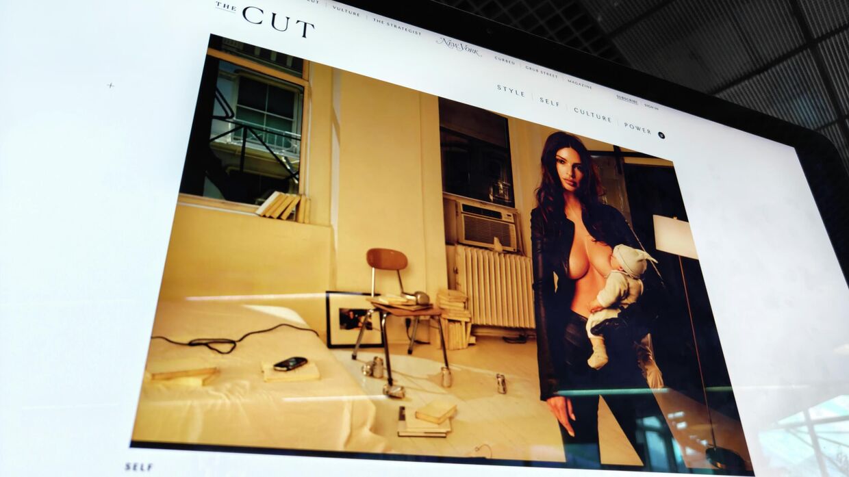Снимок экрана сайта The Cut