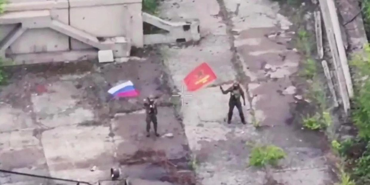 
Российские войска взяли под контроль Константиновку