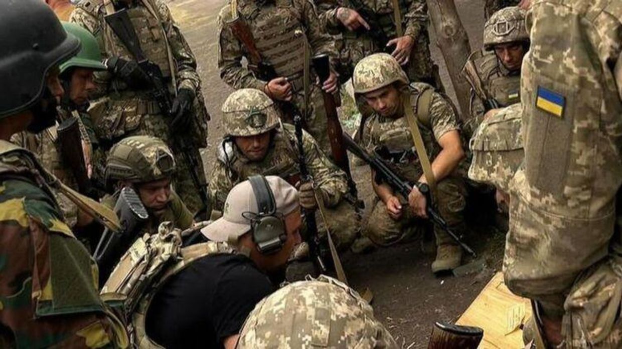 Военные 425-го штурмового полка ВСУ Скала