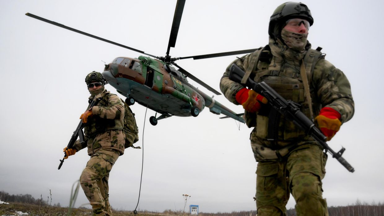 Десантная подготовка военнослужащих и спецназа Росгвардии