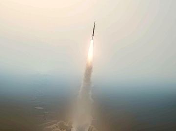 Запущенная Ираном ракета
