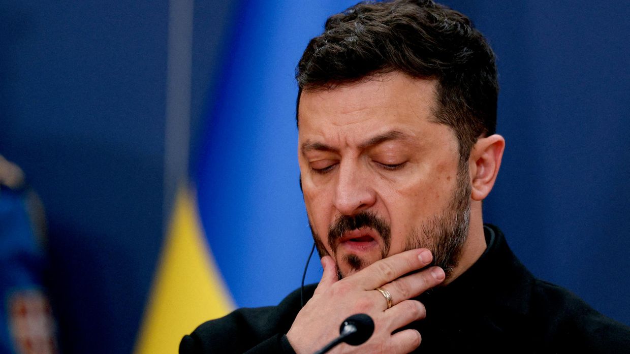 Владимир Зеленский во время визита в Белград