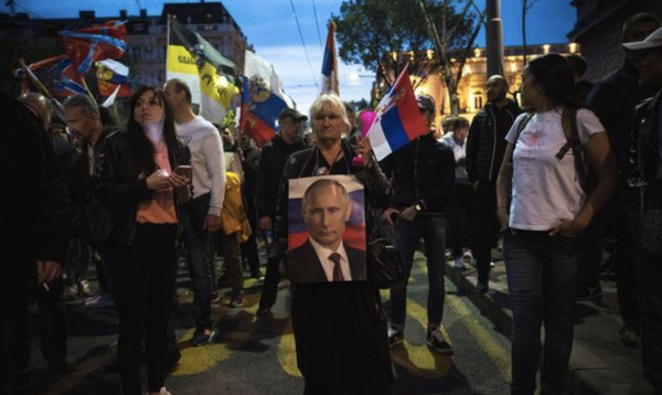 Акция протеста в Белграде