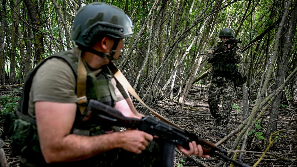 Боевое слаживание военнослужащих группировки войск Север на Сумском направлении СВО