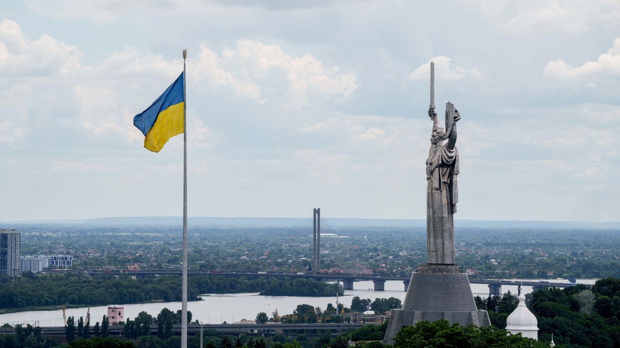 Вид на Киев, Украина
