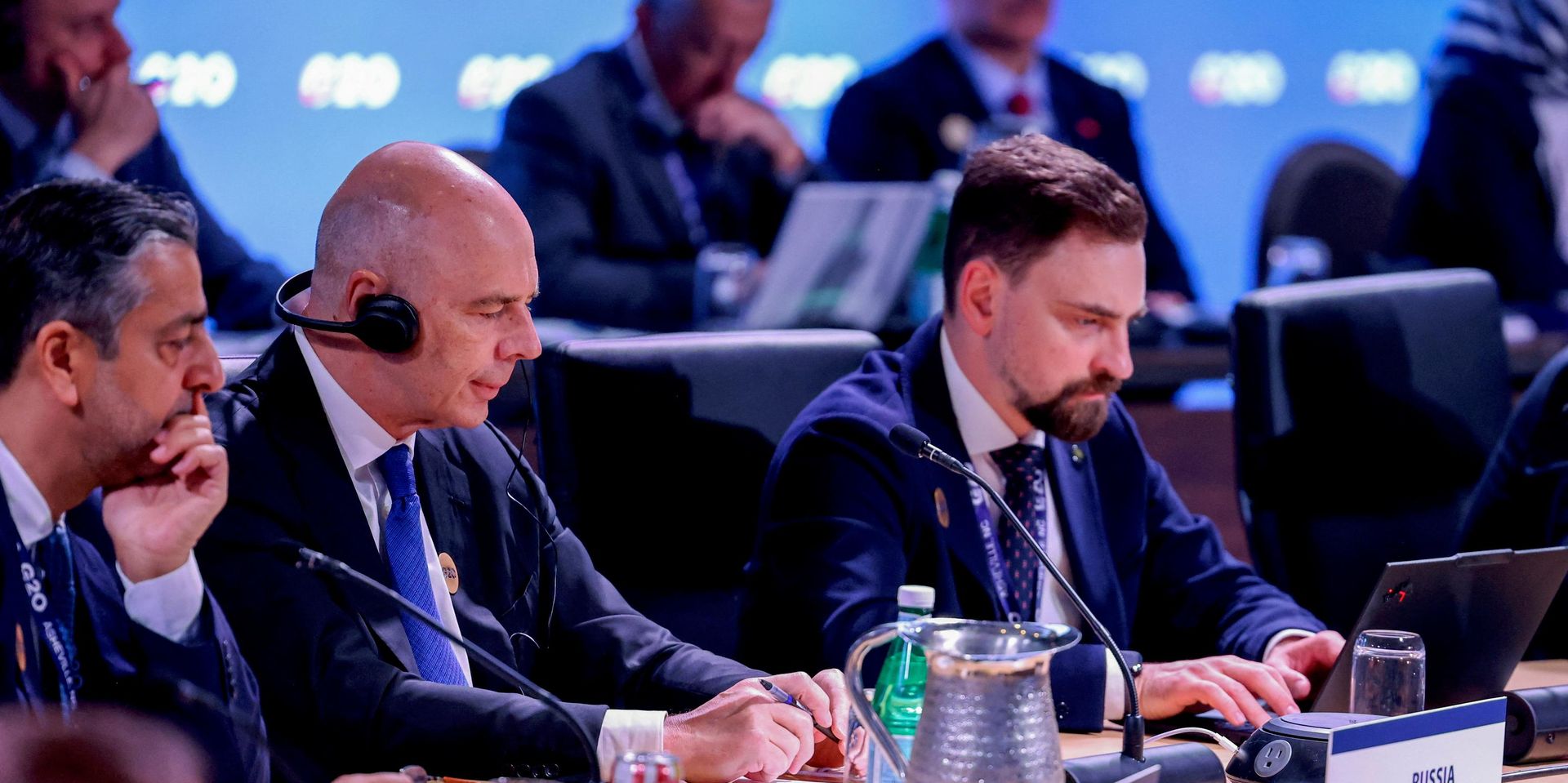 Министр финансов России Антон Силуанов на саммите G20 в Эшвилле, Северная Каролина, США, 31 августа 2026 года - ИноСМИ, 1920, 01.09.2026