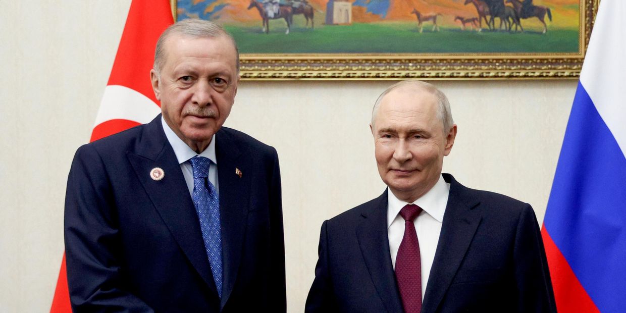 Президент Владимир Путин встретился с президентом Турции Реджепом Тайипом Эрдоганом