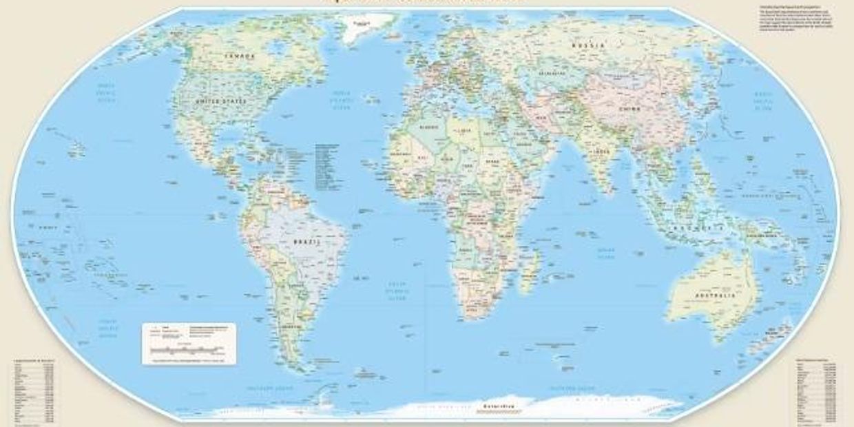Проекция Equal Earth 