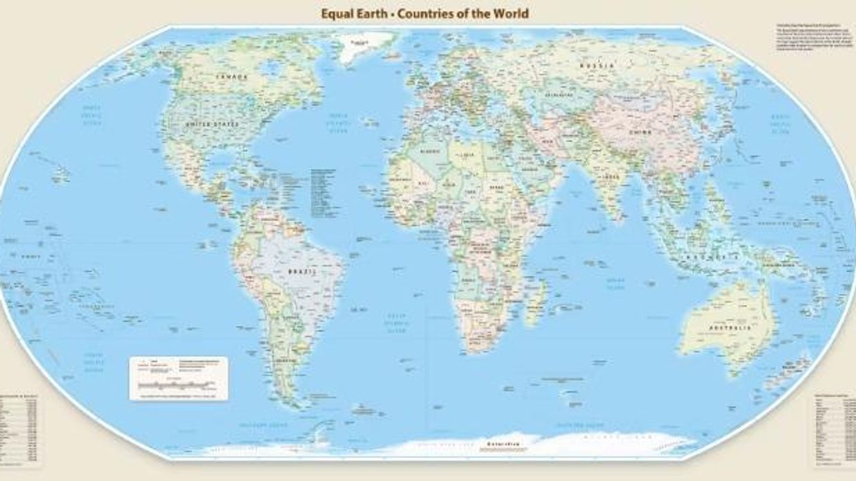 Проекция Equal Earth 