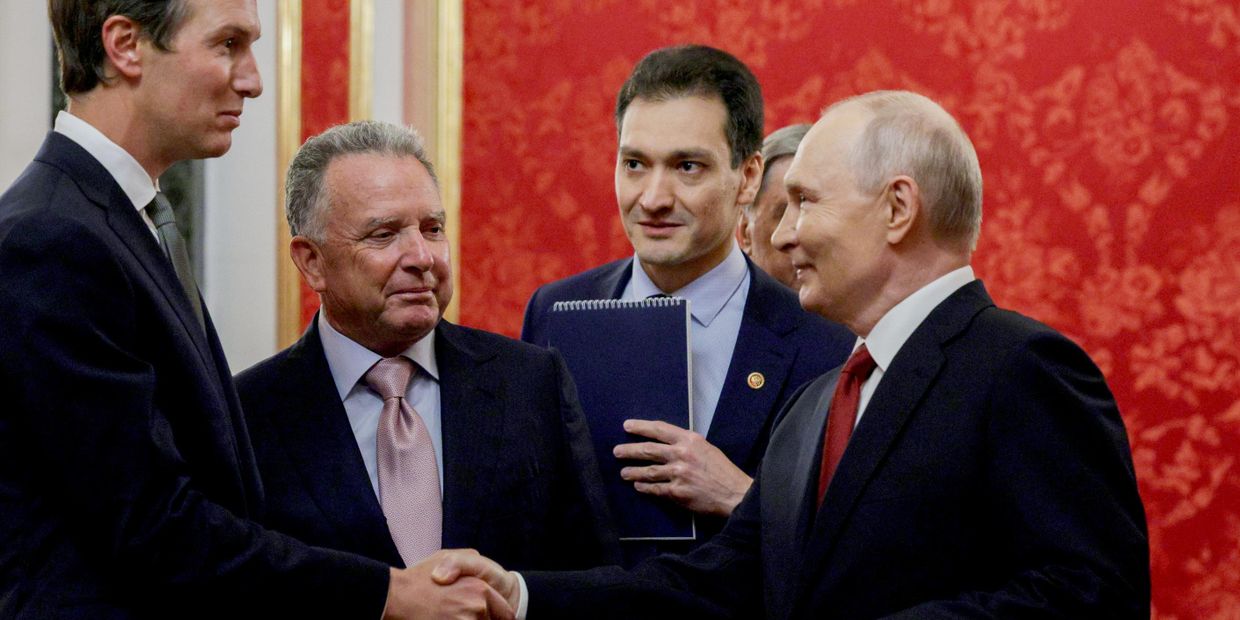 Встреча президента Владимира Путина со Стивом Уиткоффом и Джаредом Кушнером