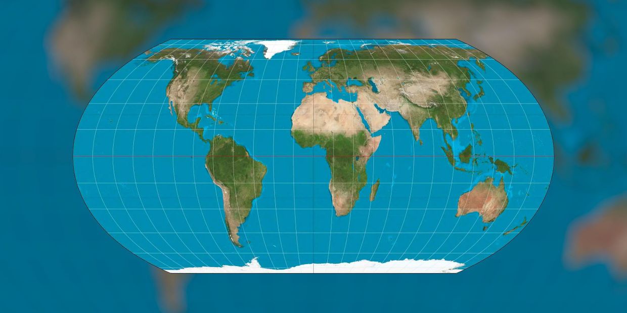 Проекция Equal Earth 