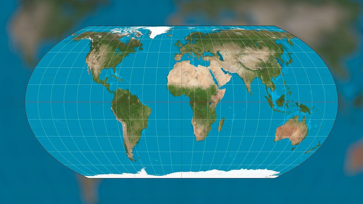 Проекция Equal Earth 