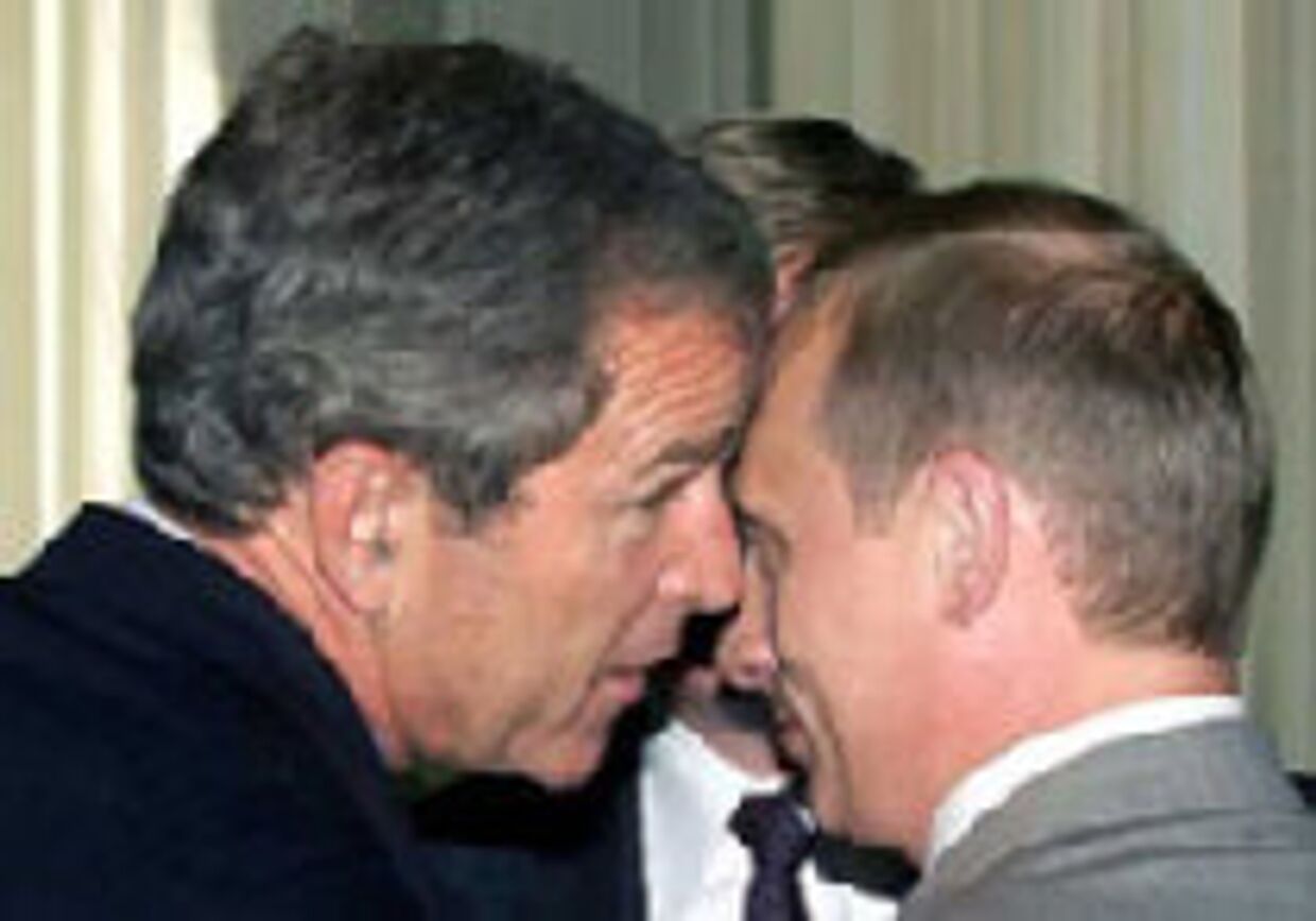 Путин и Буш младший