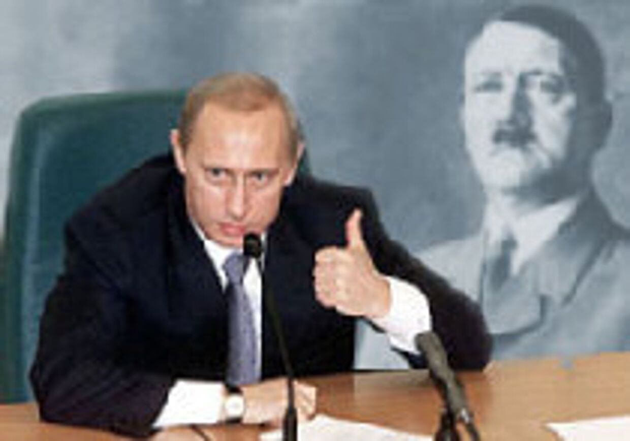 Путин играет в гонку за лидером picture