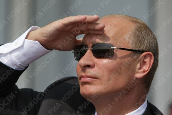 Премьер-министр РФ Владимир Путин посетил МАКС-2009