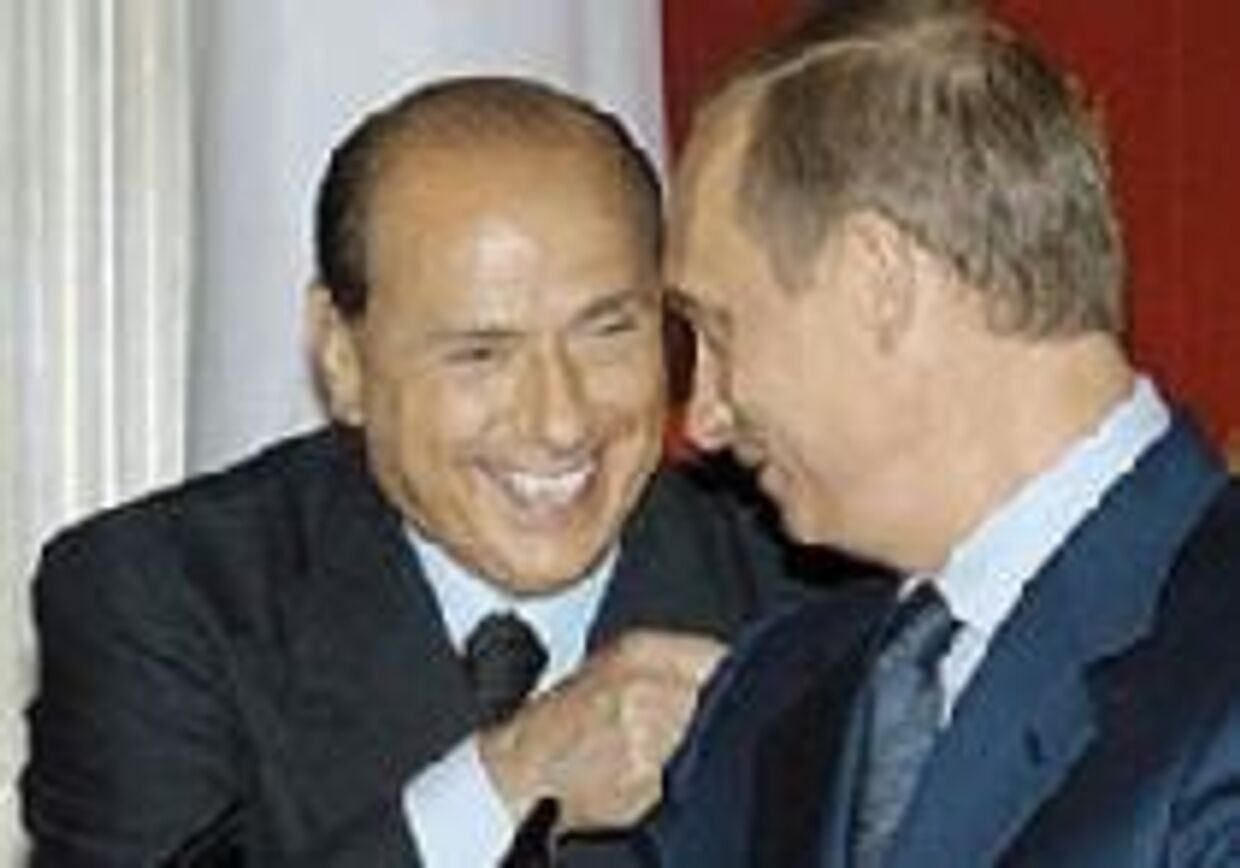 Путина и Берлускони связывают деловые отношения picture