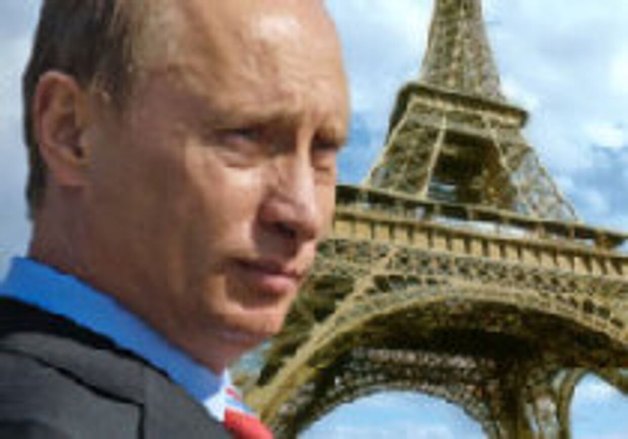 Премьер-министр Путин с 'президентским визитом' в Париже picture