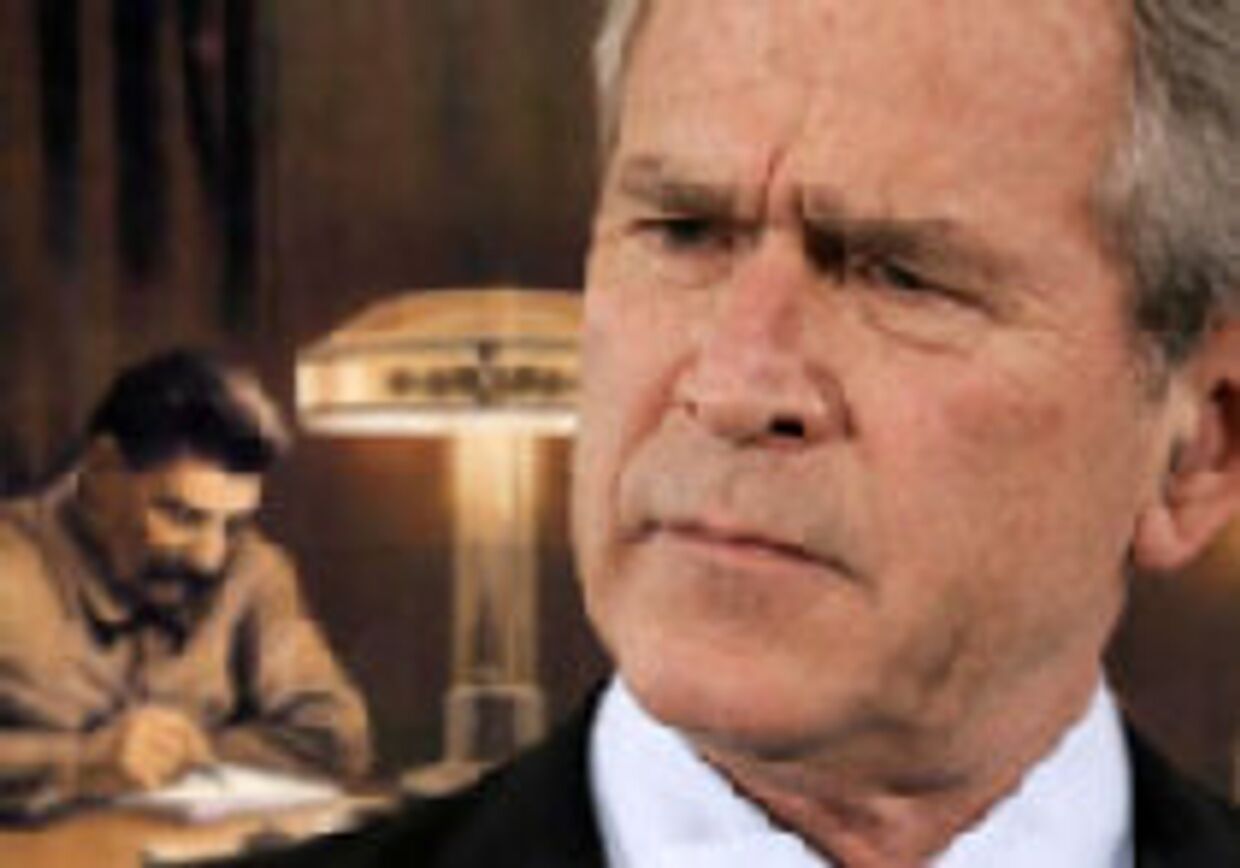 Буш превращается в Сталина picture