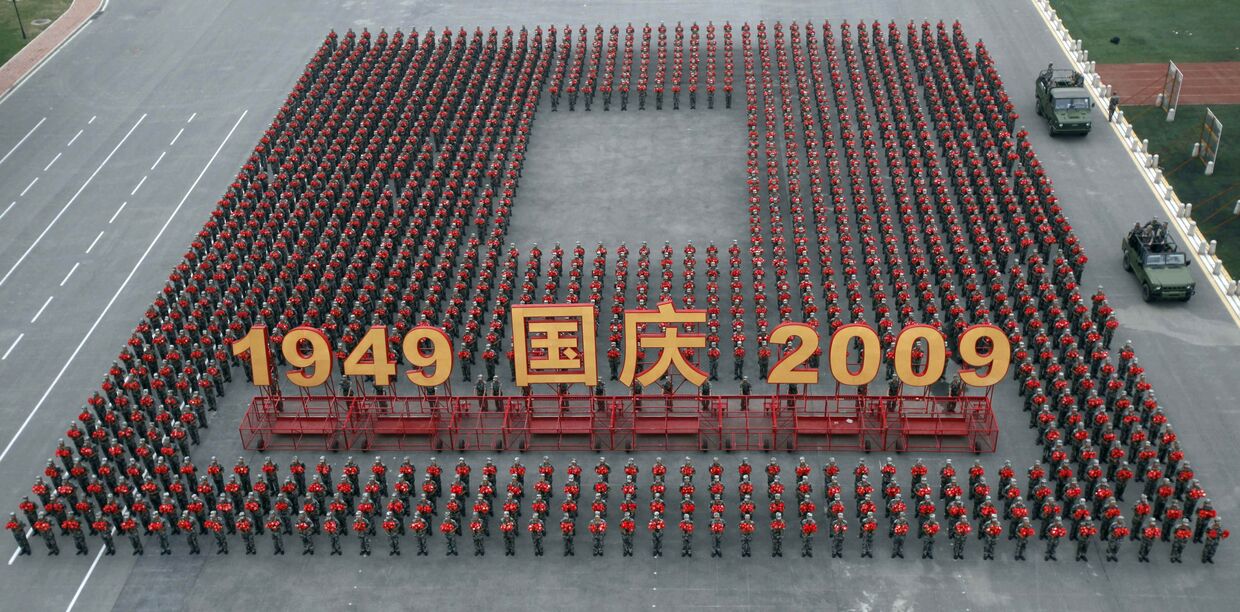 60 лет КНР парад репетиция