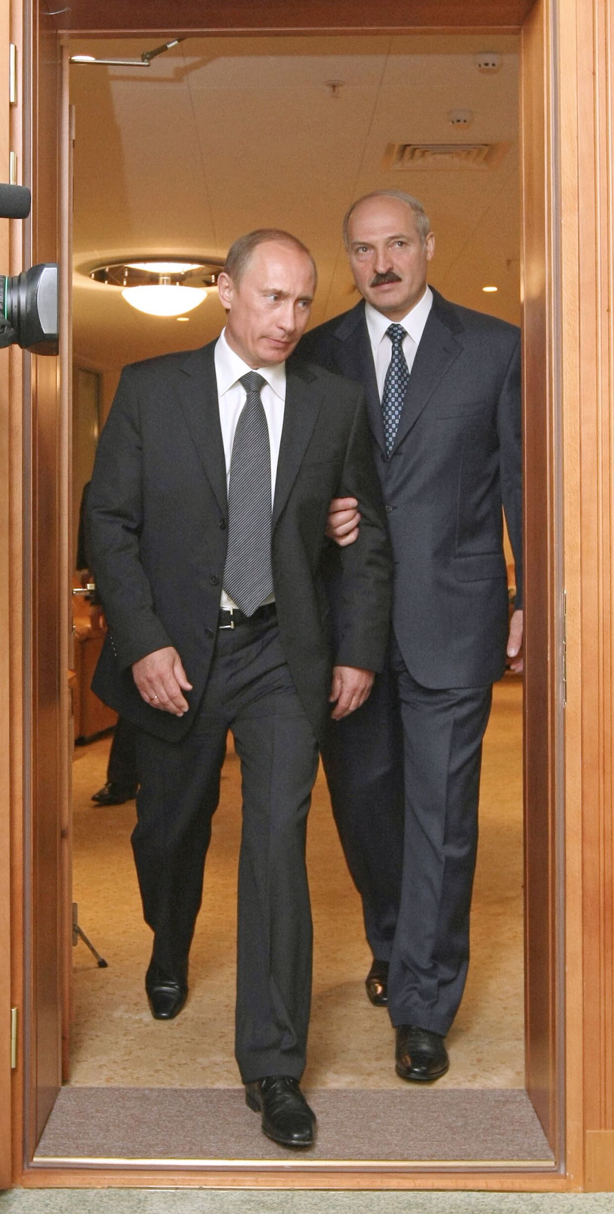 Встреча премьер-министра России и президента Белоруссии