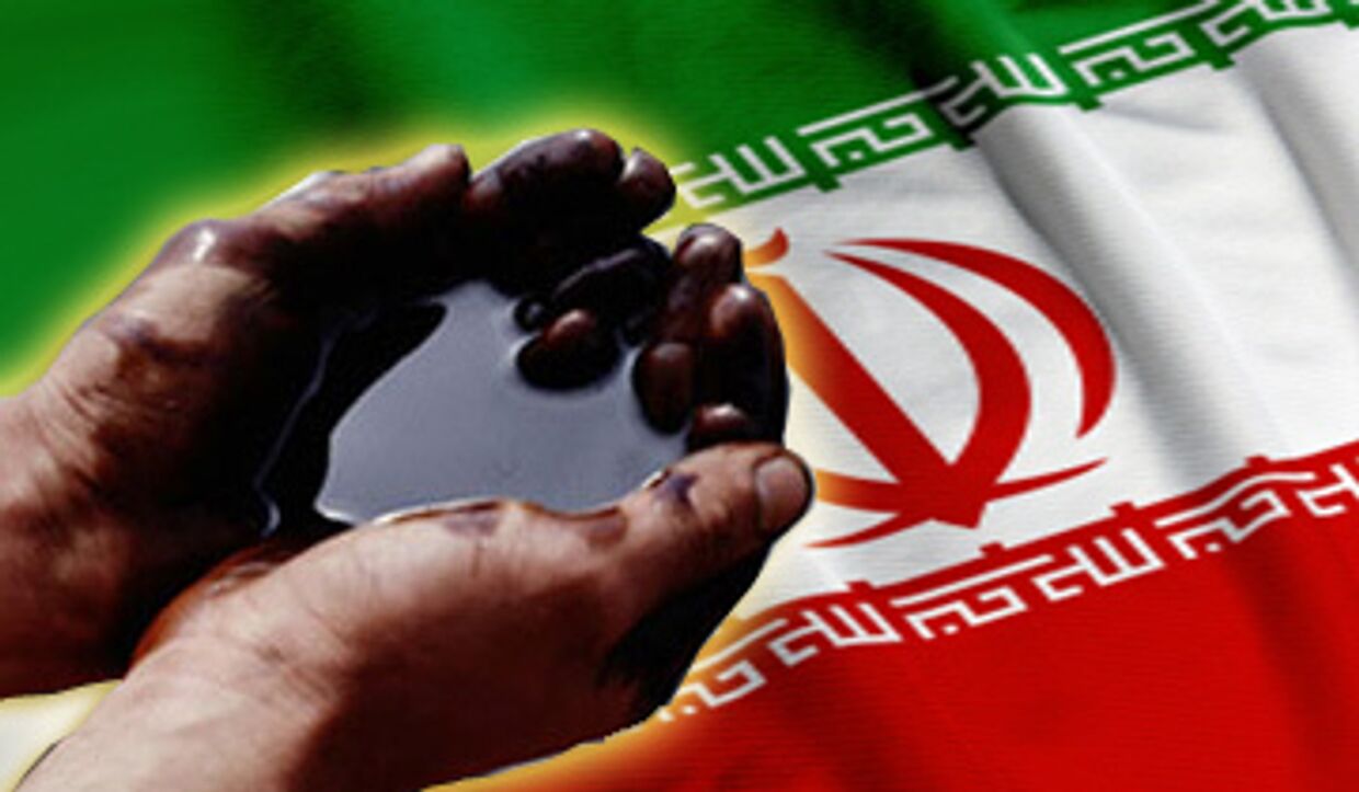иран флаг нефть руки