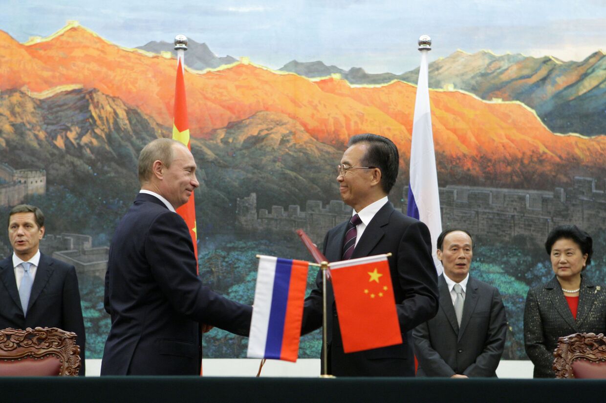 Подписание совместных российско-китайских соглашений