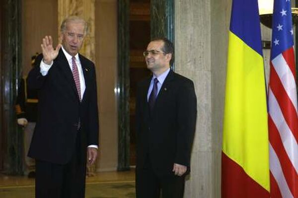 Вице-президент США Джозеф Байден встретился с действующим премьер-министром Эмилем Боком