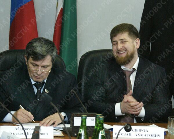 Р.Кадыров утвержден в должности премьер-министра ЧР