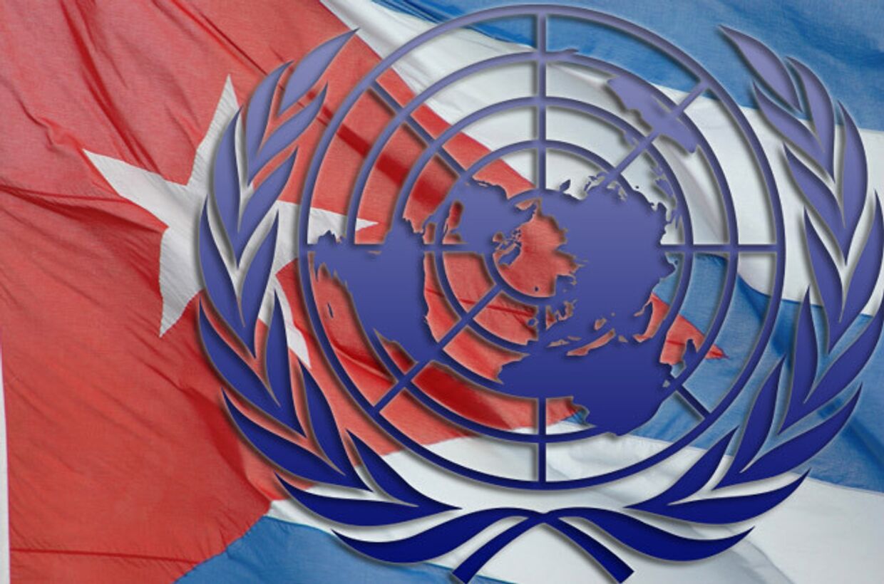 Кубинский флаг ООН