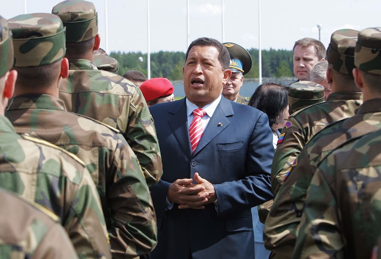 Президент Венесуэлы Уго Чавес прибыл с рабочим визитом в Минск