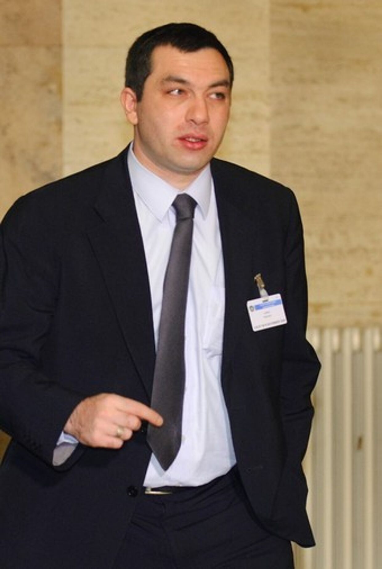 глава грузинской делегации на переговорах в Женеве Гига Бокерия 