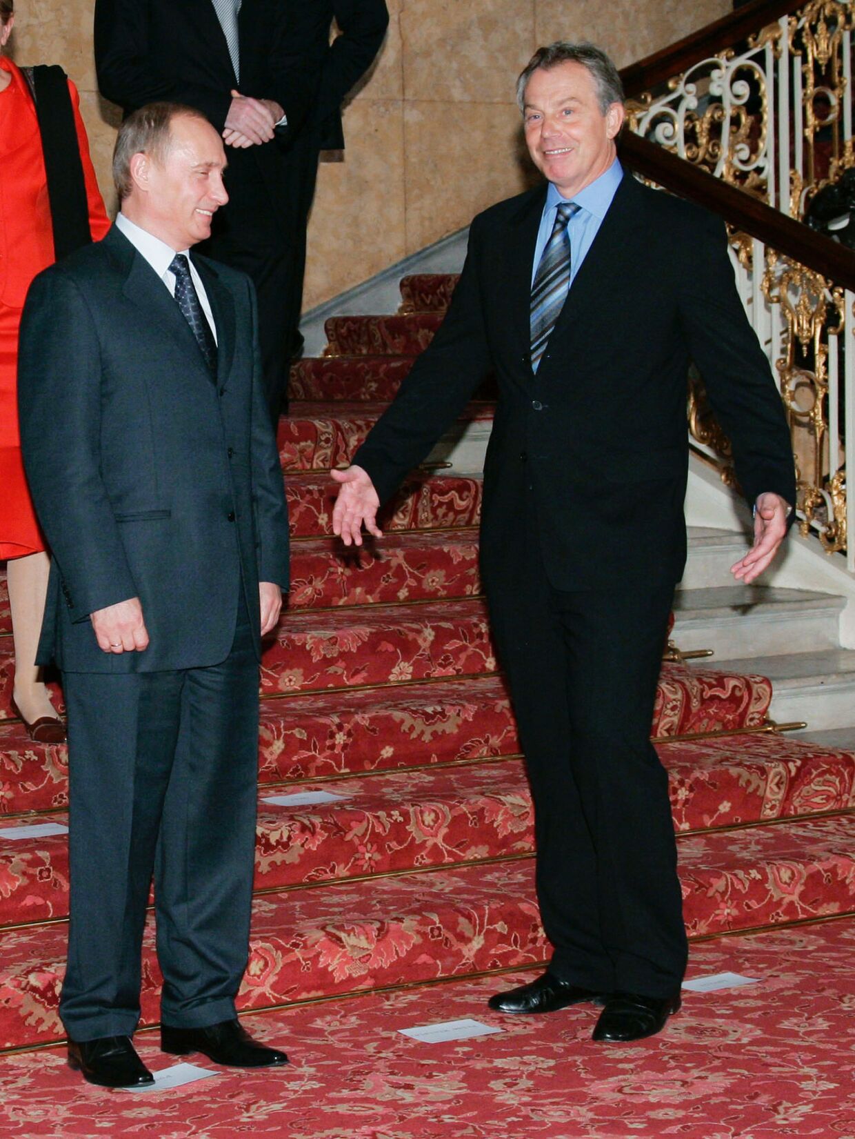 Владимир Путин и Тони Блэр