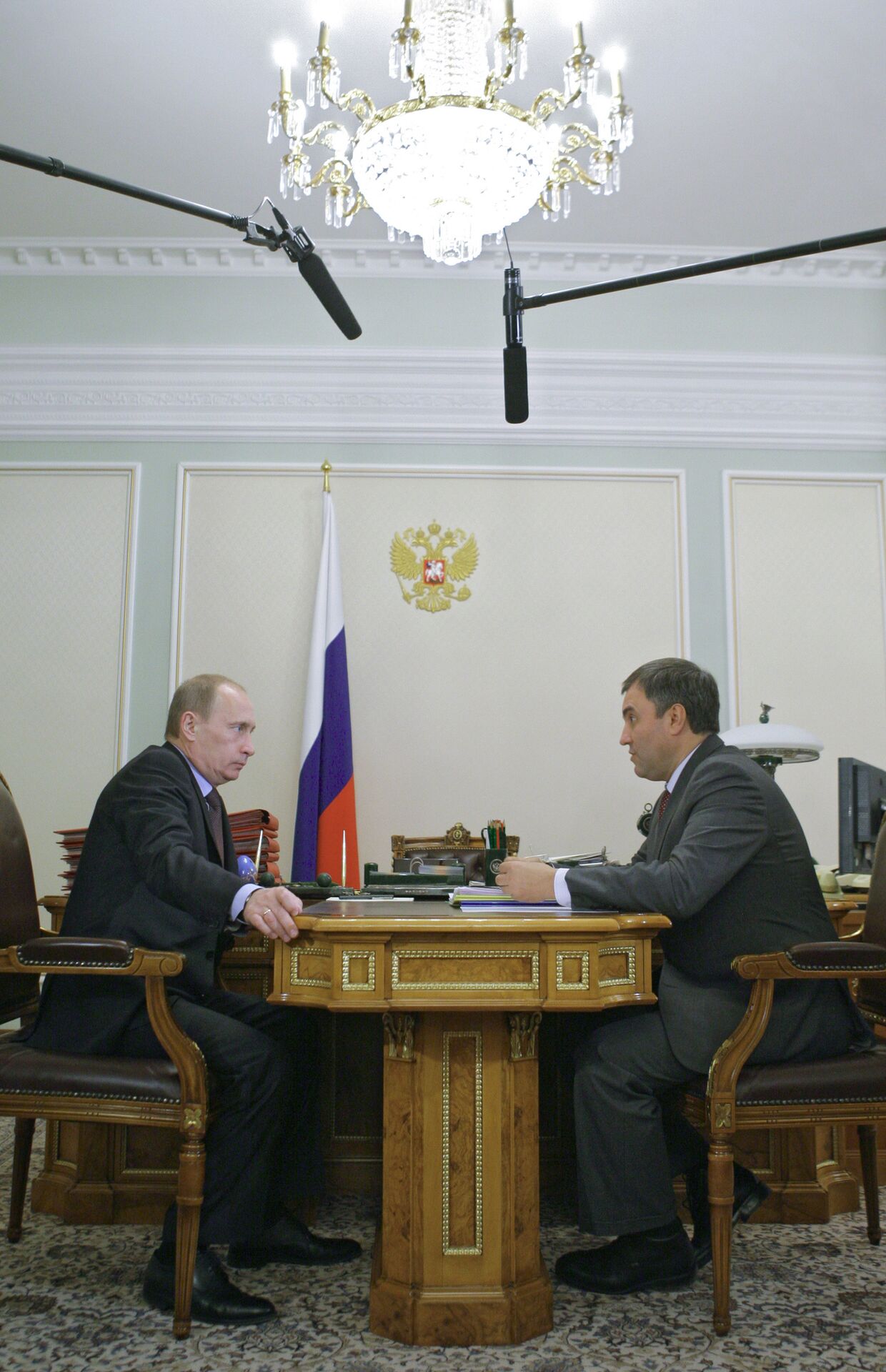 Премьер-министр РФ В.Путин провел встречи с вице-спикером РФ В.Володиным