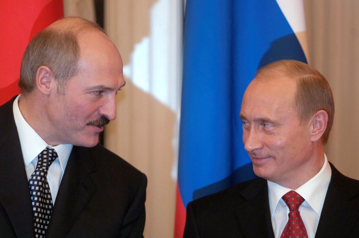 В.Путин, А.Лукашенко