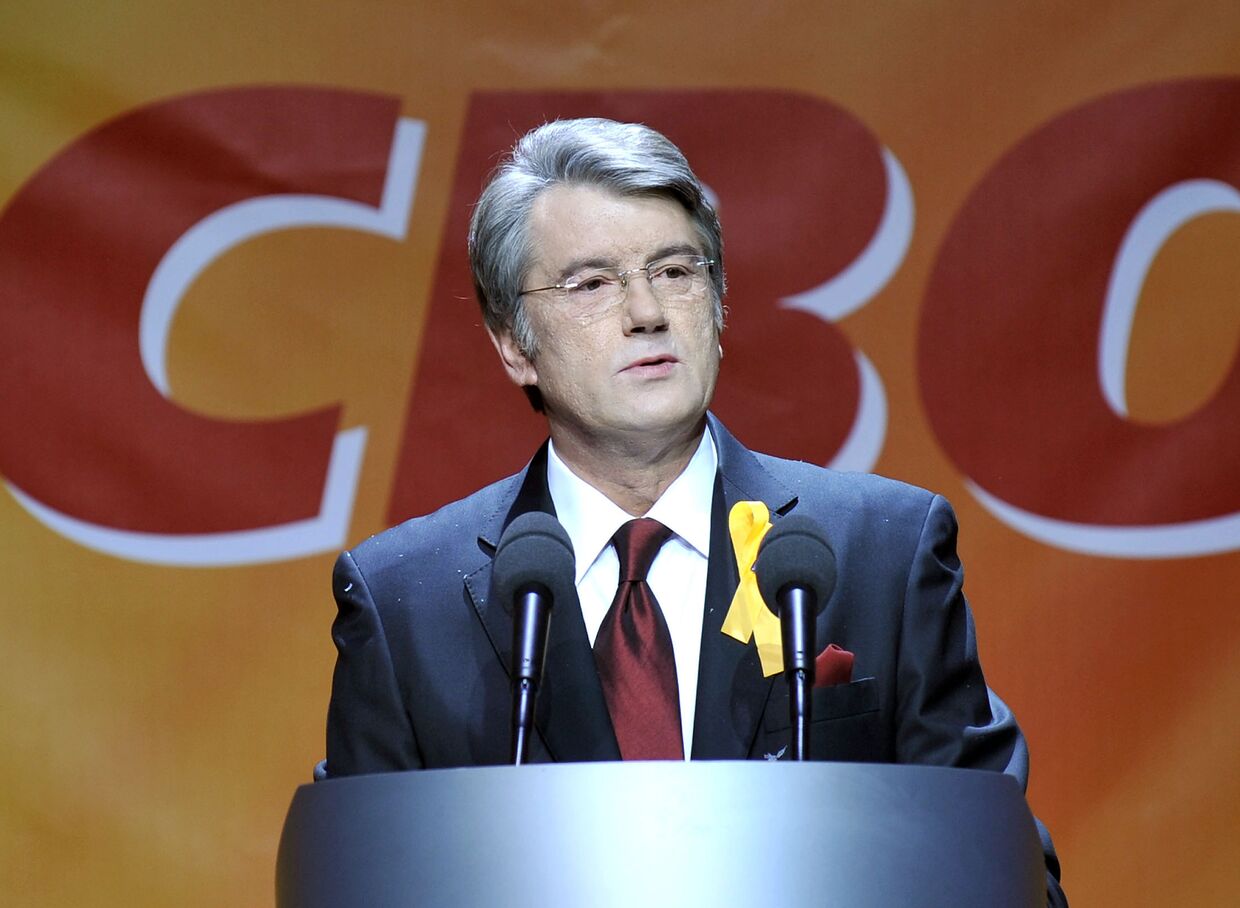 Президент Украины Виктор Ющенко выступил на торжественных мероприятиях по случаю Дня Свободы