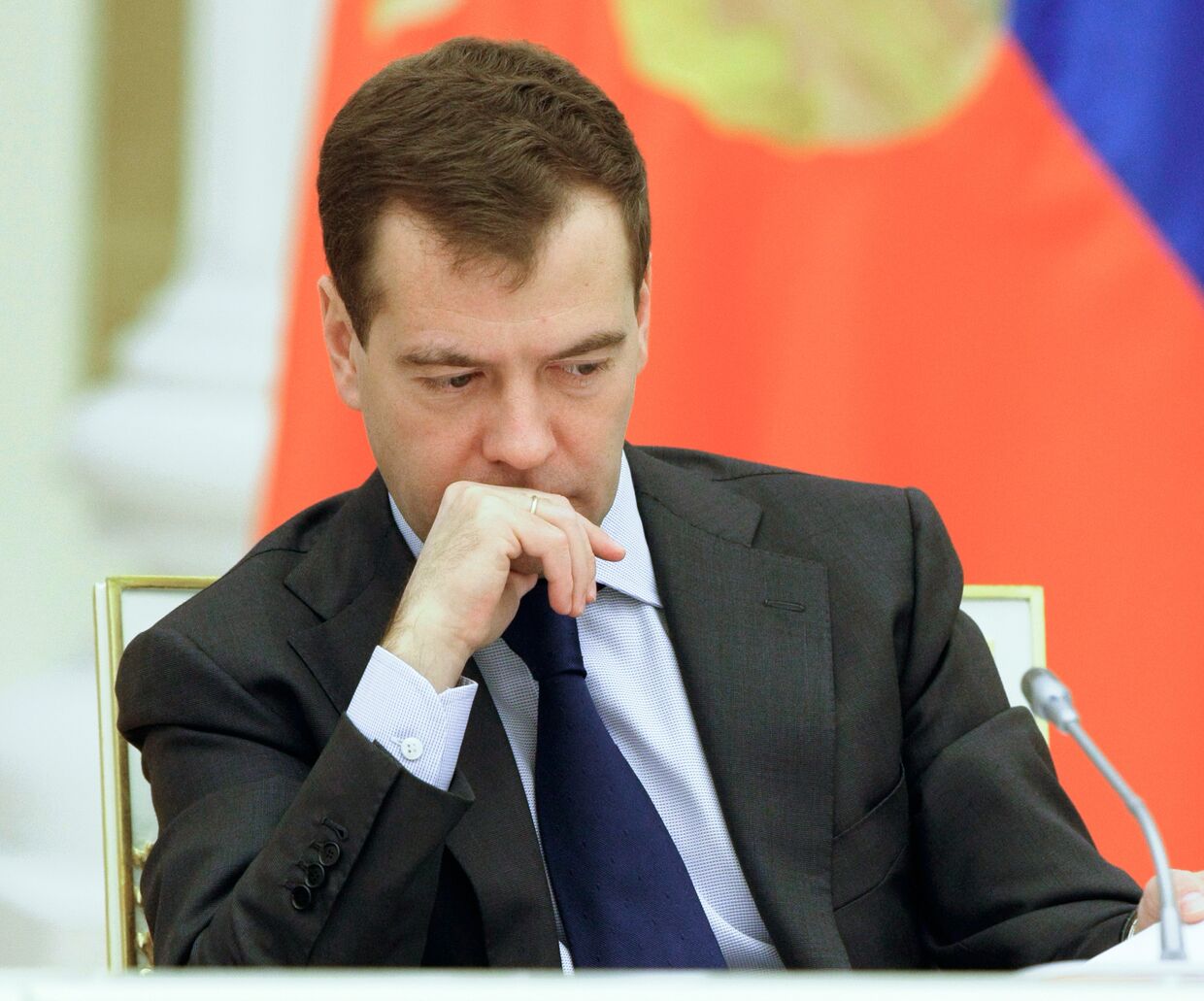 Президент РФ Дмитрий Медведев на заседании в Кремле Совета при президенте РФ по содействию развитию институтов гражданского общества и правам человека